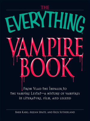 cover image of The Everything Vampire Book